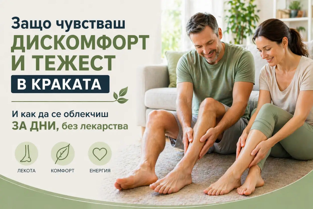 Защо чувстваш дискомфорт и тежест в краката и как да ги облекчиш за дни, без лекарства