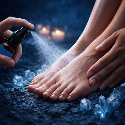 Бързо облекчение на дискомфорт в краката и стъпалата с Магнезиев спрей