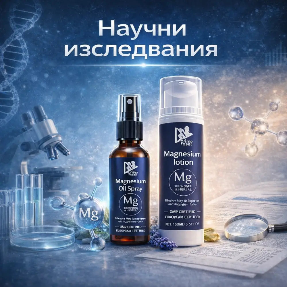 Научни изследвания за магнезиевия лосион и спрей 